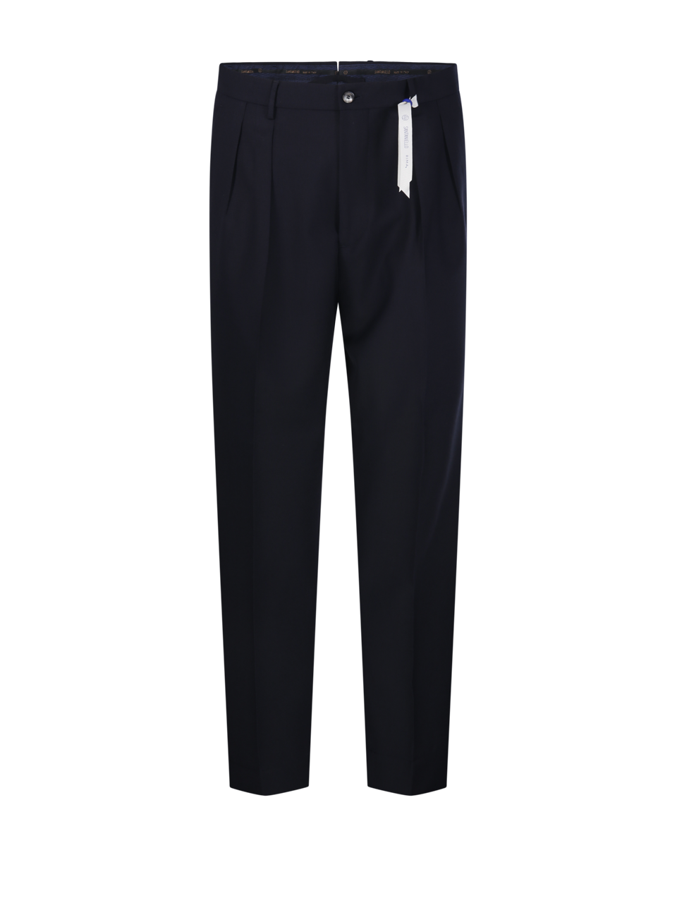 MEN SANTANIELLO BLUE WOOL MIRO PANT