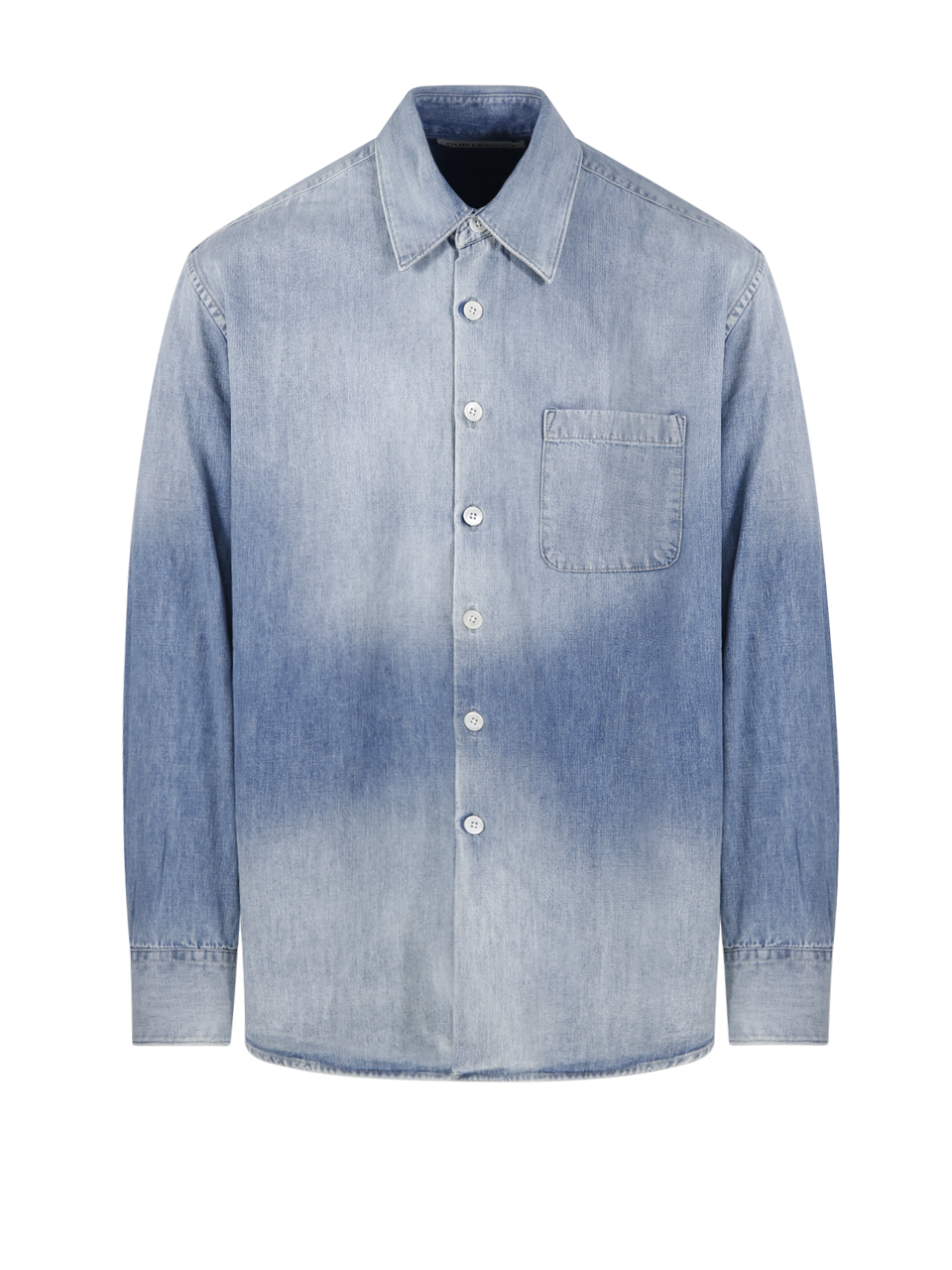UOMO OUR LEGACY CAMICIA ABOVE IN COTONE BIOLOGICO BLU