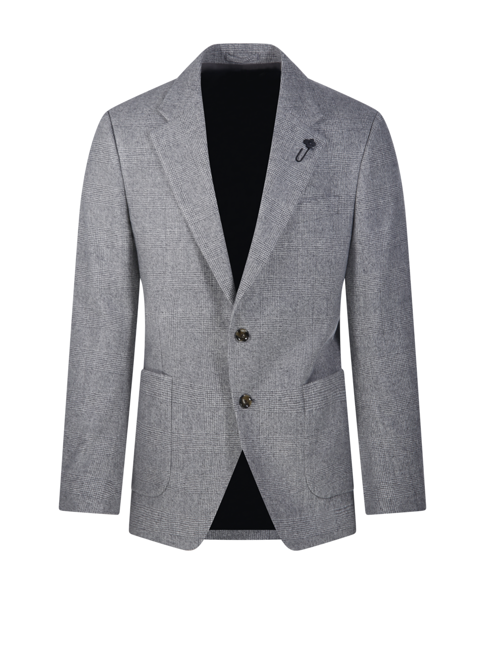 MEN LARDINI GREY PURE VIRGIN WOOL JACKET