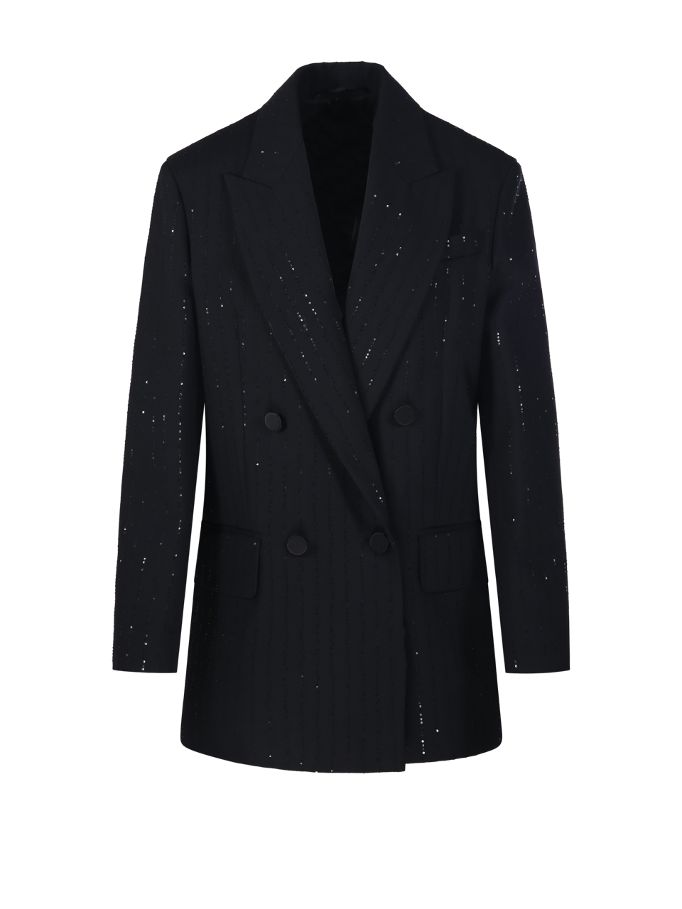 WOMAN MAXMARA PIANOFORTE BLACK VIRIGN WOOL APPIA BLAZER