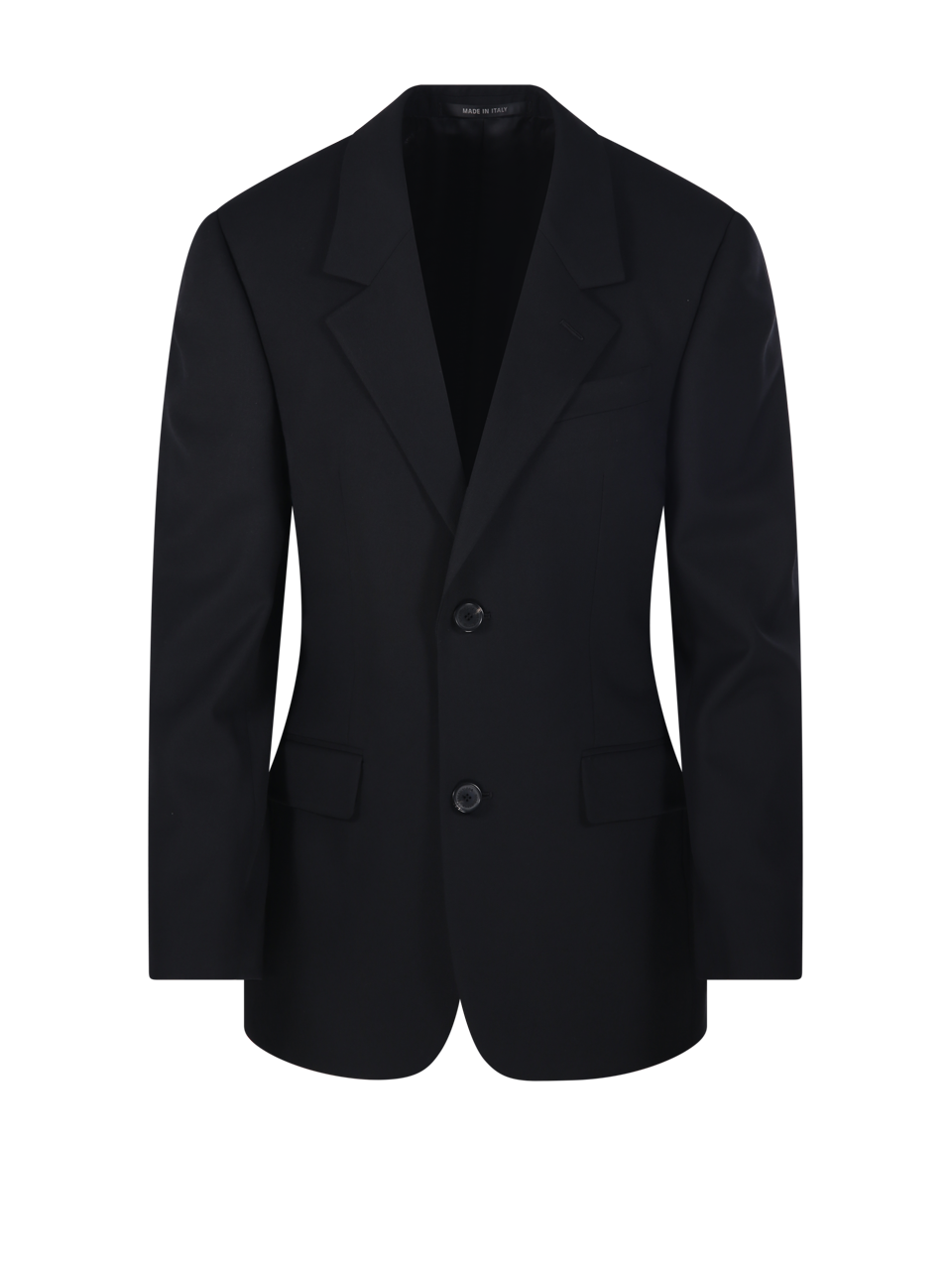 WOMAN BALENCIAGA BLACK WOOL TAILORED BLAZER 