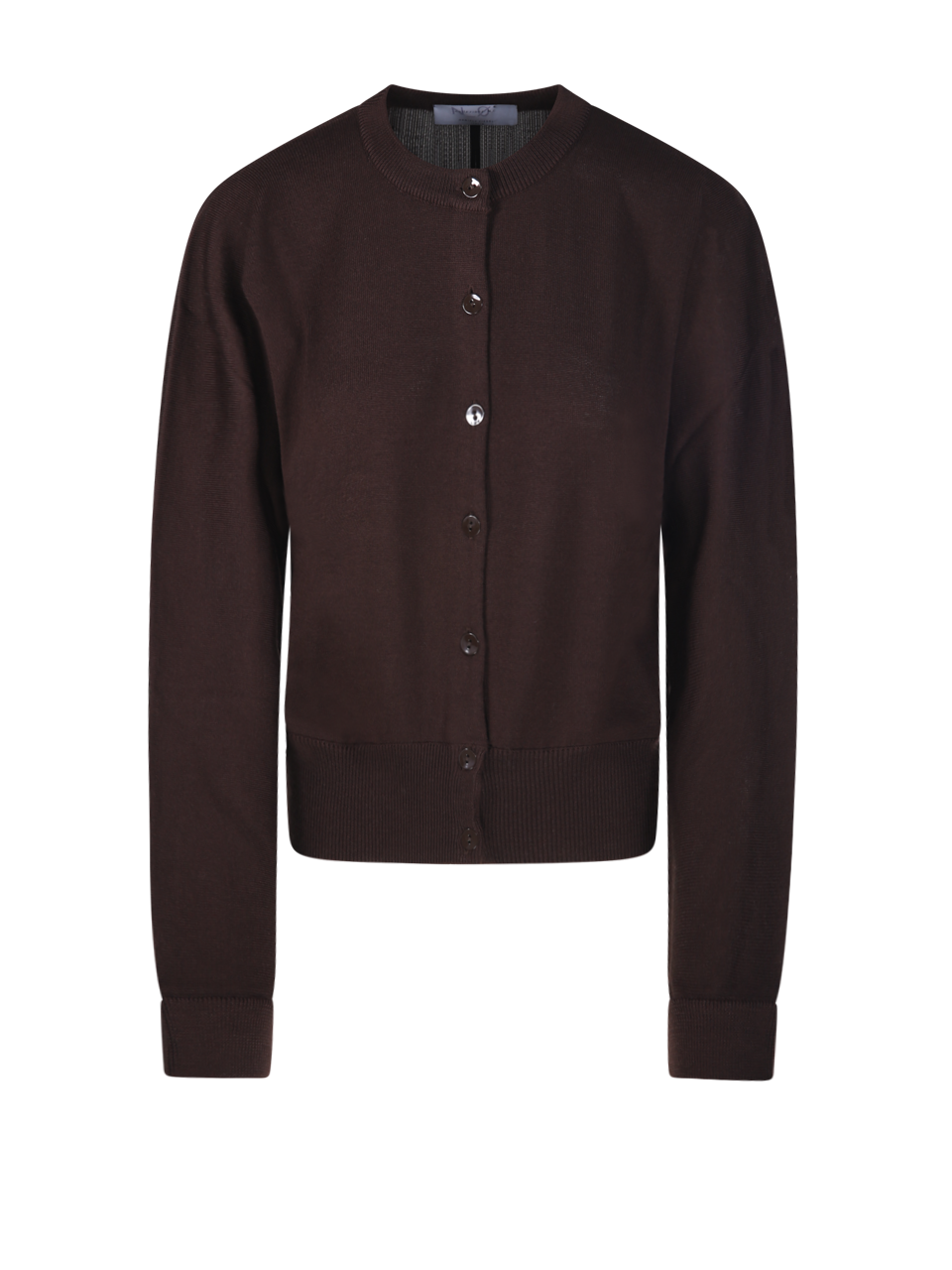 DONNA COLLEZIONE N 01 CARDIGAN DI LANA MARRONE 