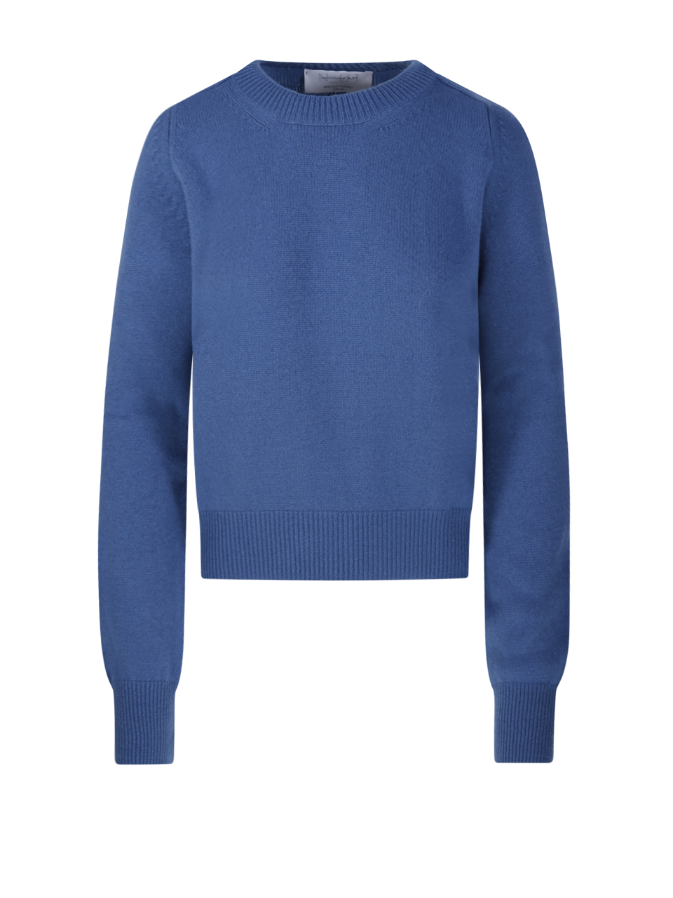 DONNA COLLEZIONE N 01 MAGLIONE BLU IN LANA VERGINE