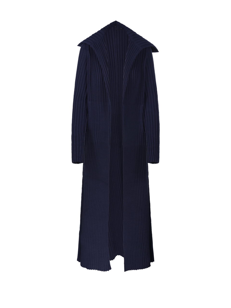 WOMAN BALENCIAGA BLUE POLYESTER MAXI CARDIGAN