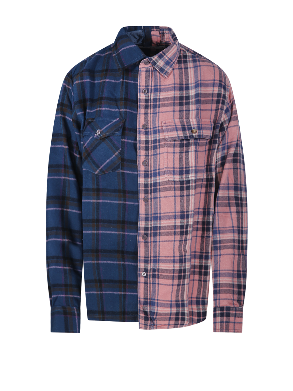 WOMAN E.L.V DENIM MULTICOLOR COTTON MARTHA SHIRT