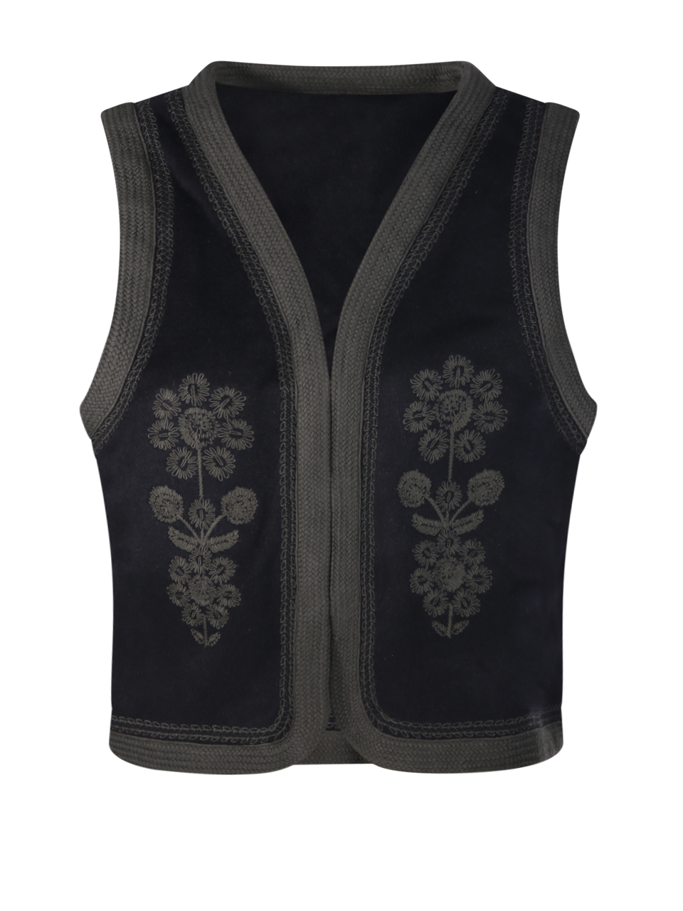 DONNA ANTIK BATIK GILET WILL IN LANA BLU 