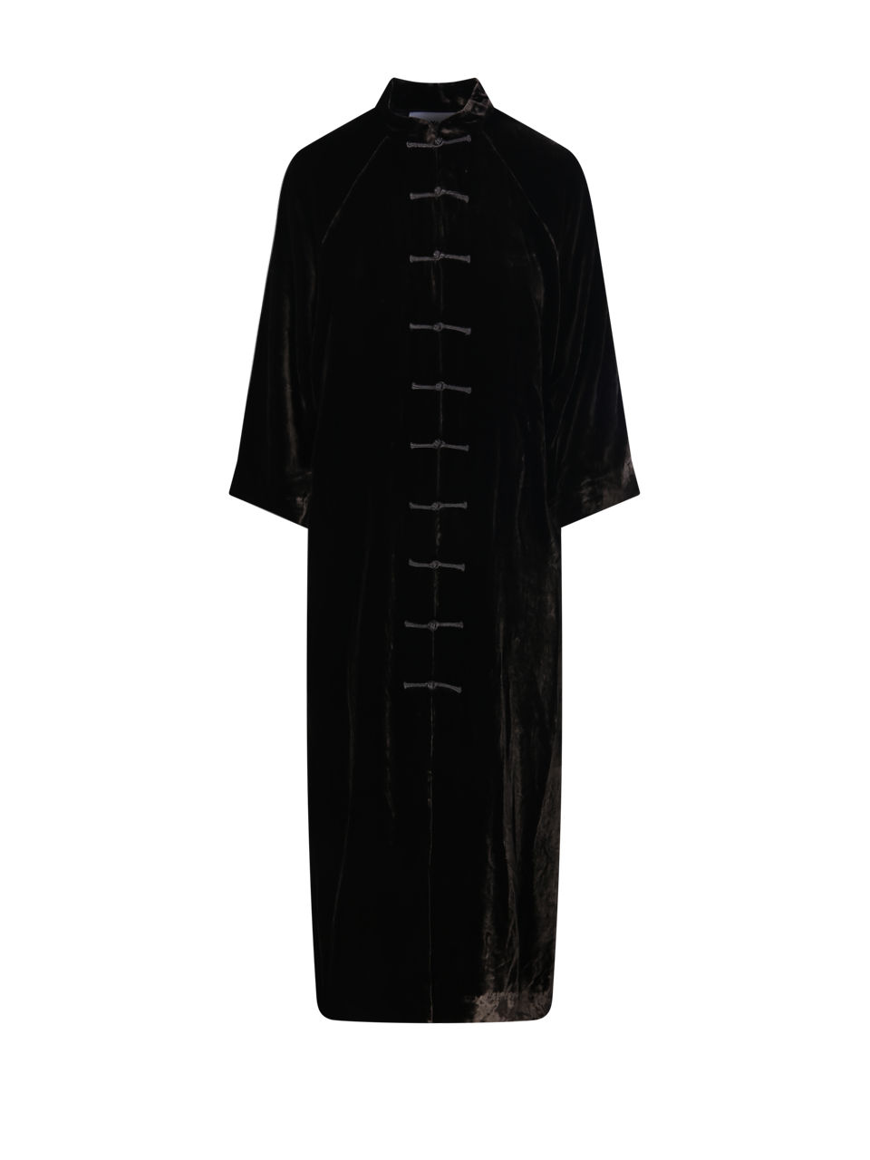 DONNA YALI CAPPOTTO IN VELLUTO MARRONE 