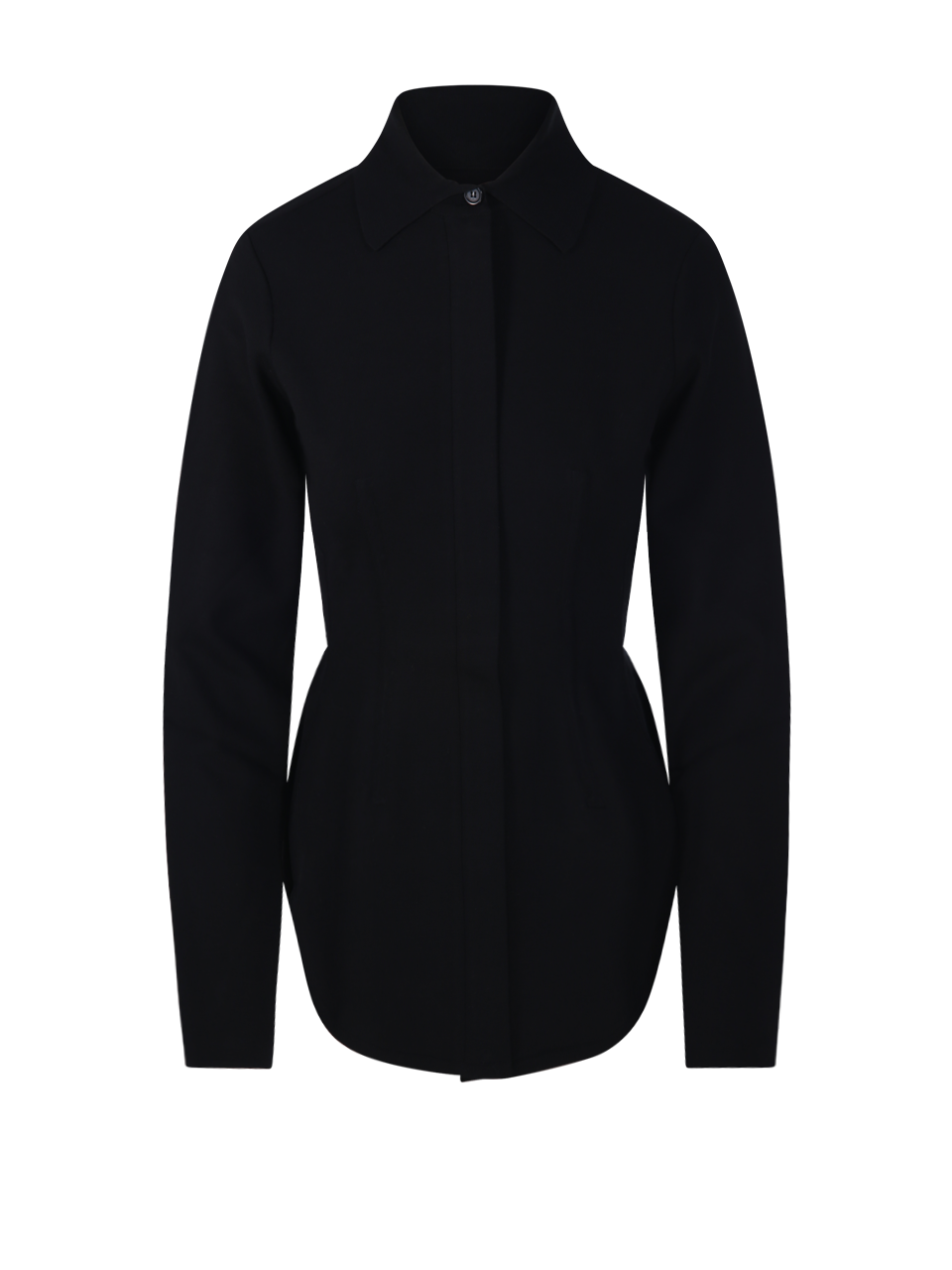 DONNA MAXMARA SPORTMAX CARDIGAN BAFFO1234 IN VISCOSA NERA