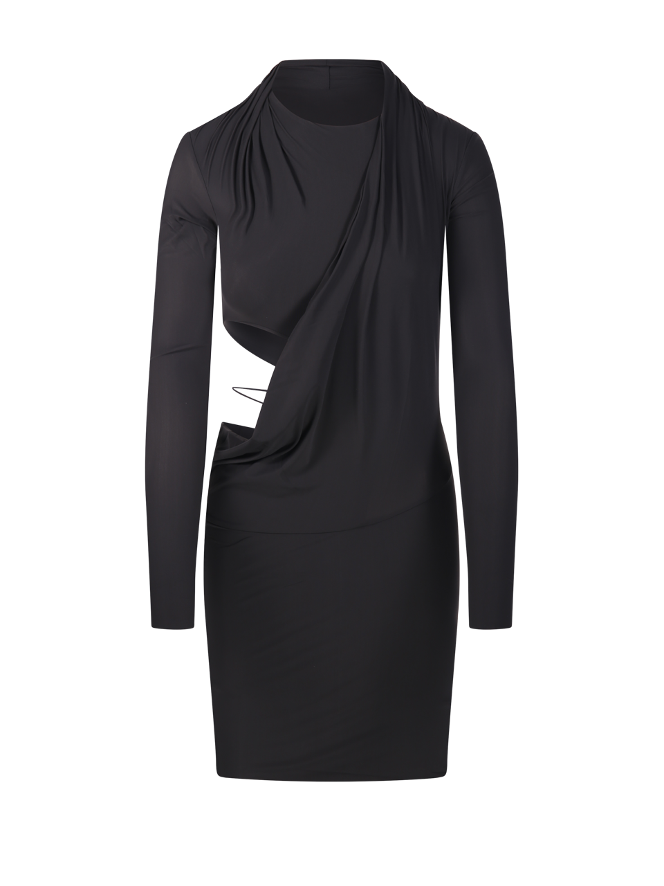 WOMAN AMAZUIN GREYISH BROWN POLYAMIDE KASIA DRESS