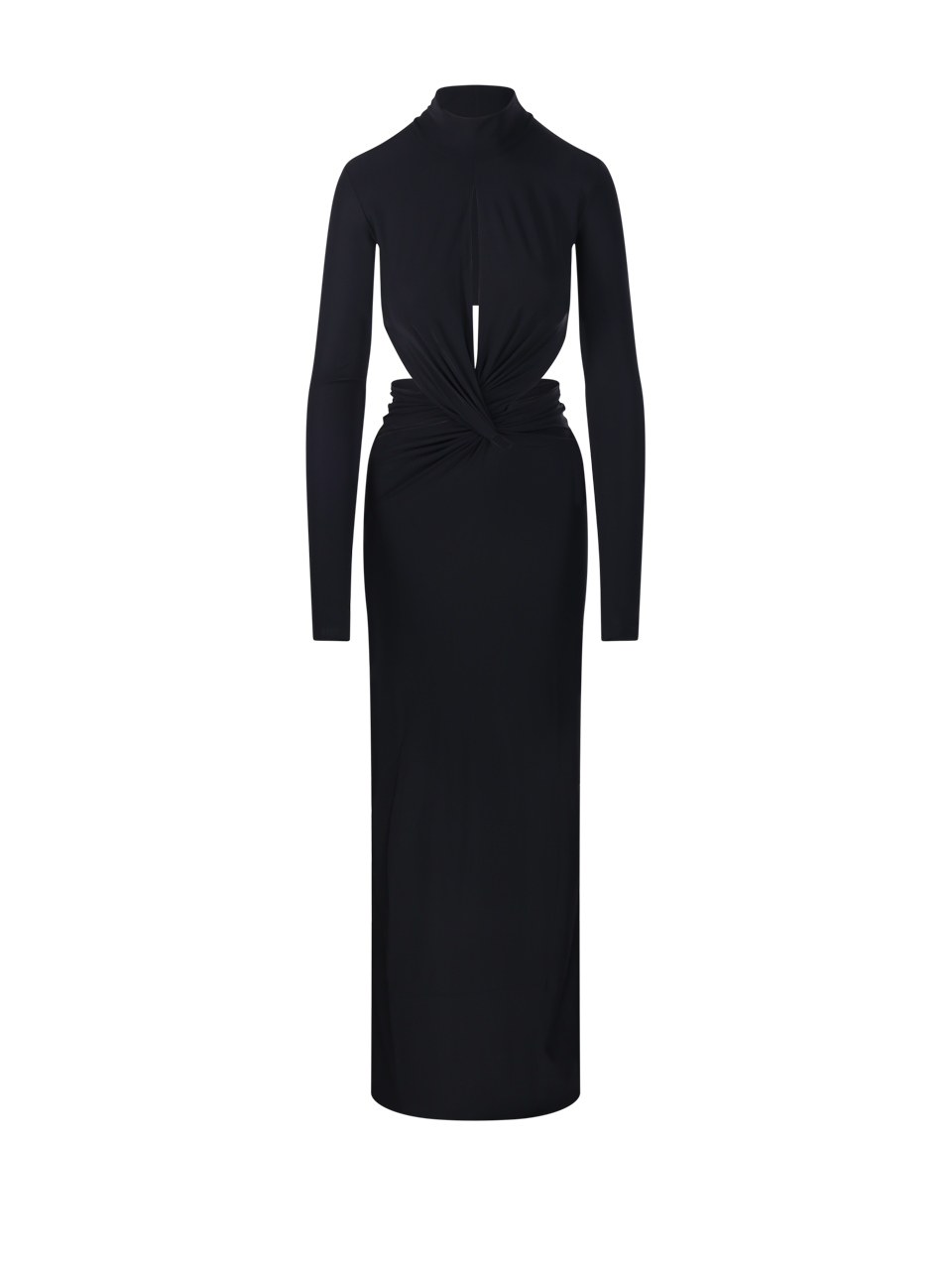 WOMAN AMAZUIN BLACK POLYAMIDE LEONIE DRESS