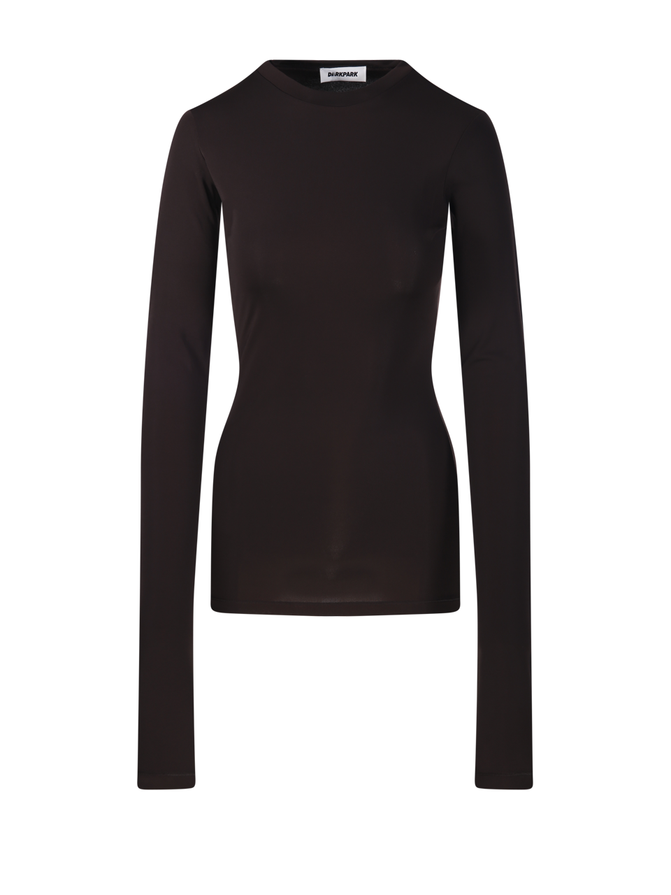 DONNA DARKPARK MAGLIA A GIROCOLLO CAMREN IN POLIESTERE MARRONE