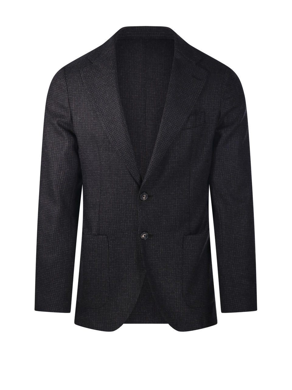 MEN SANTANIELLO BROWN WOOL BLAZER