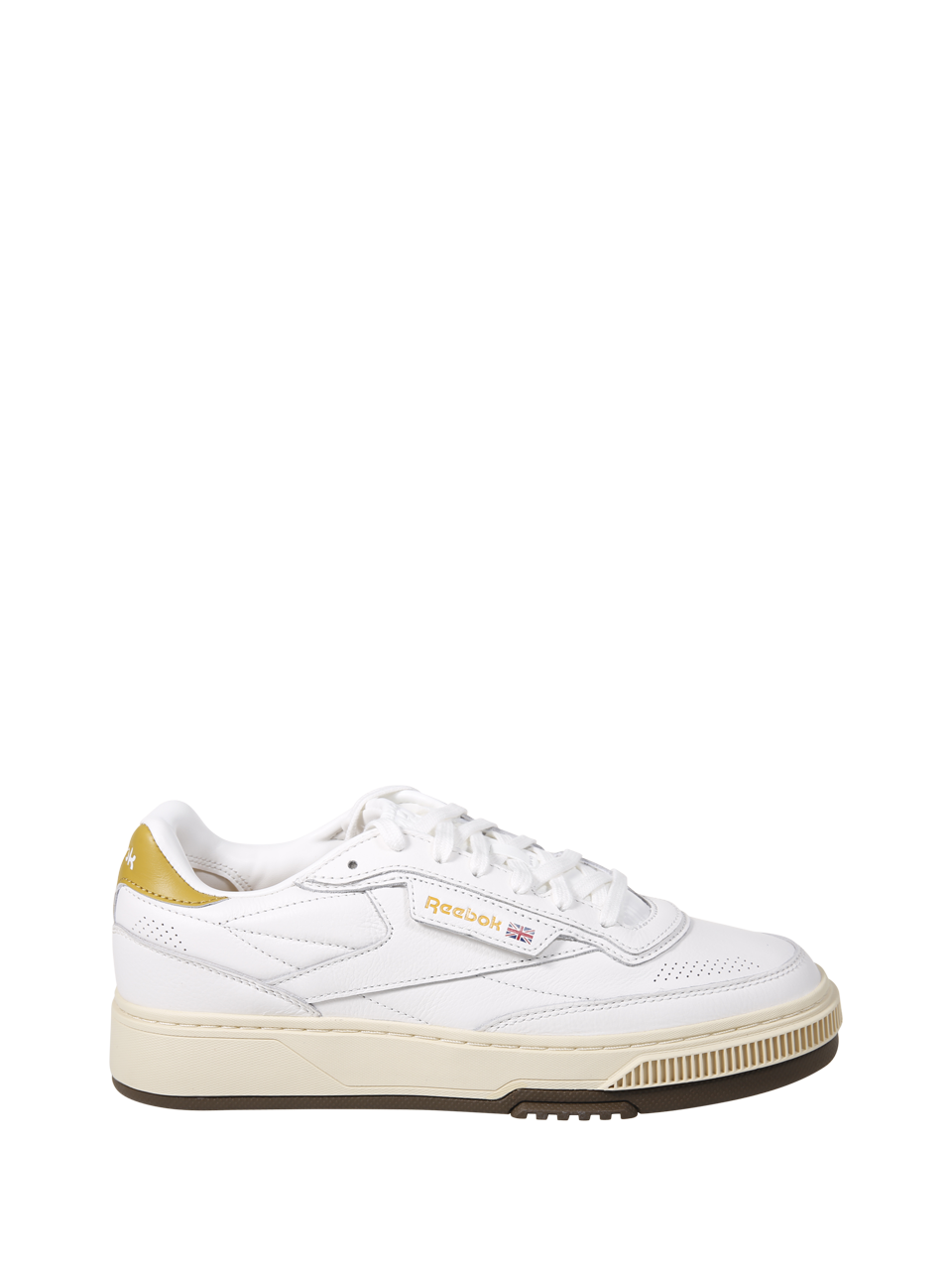 MEN REEBOK WHITE CALF LEATHER CLUB C LTD SNEAKER