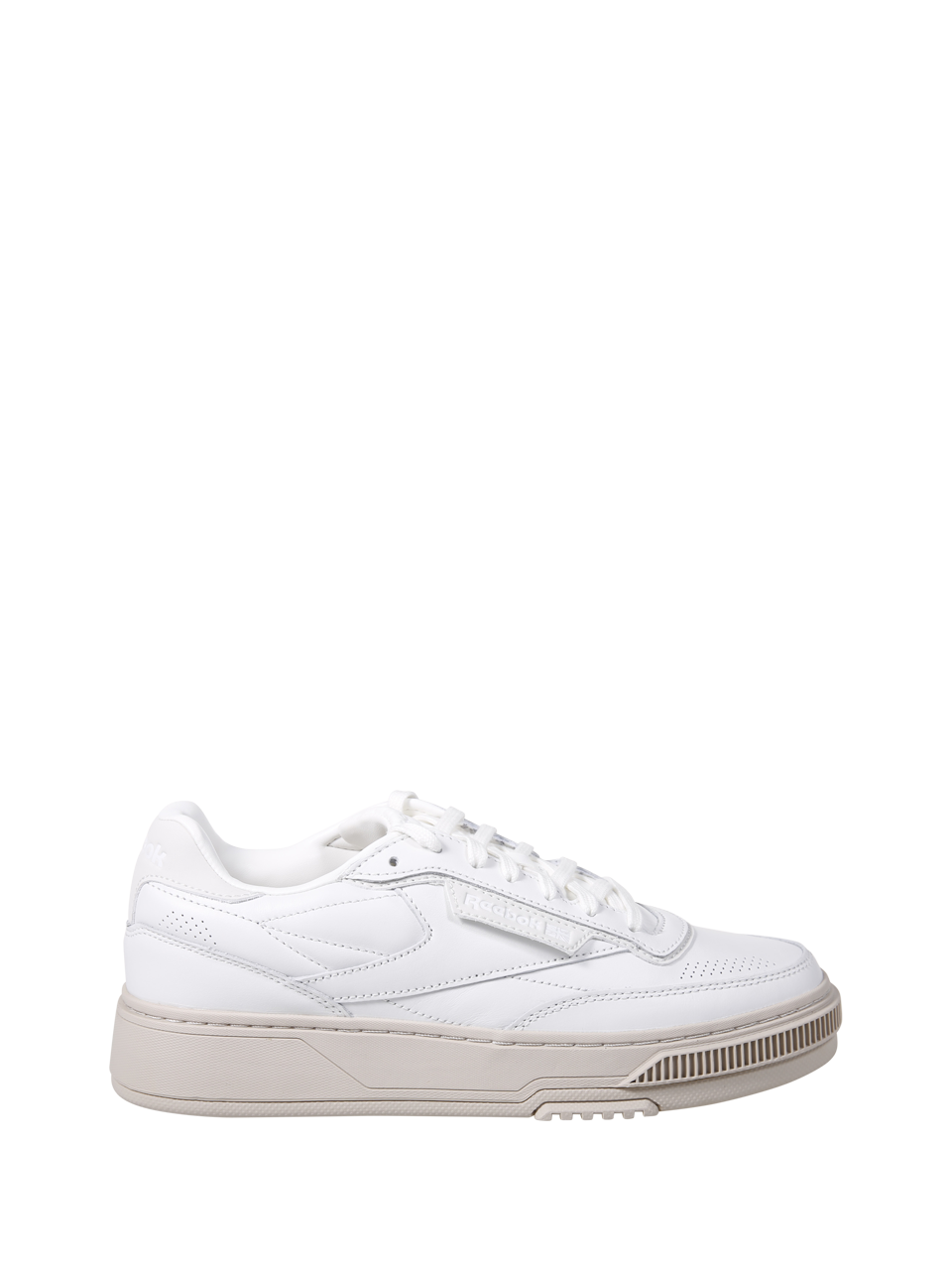 MEN REEBOK WHITE CALF LEATHER CLUB C LTD SNEAKER