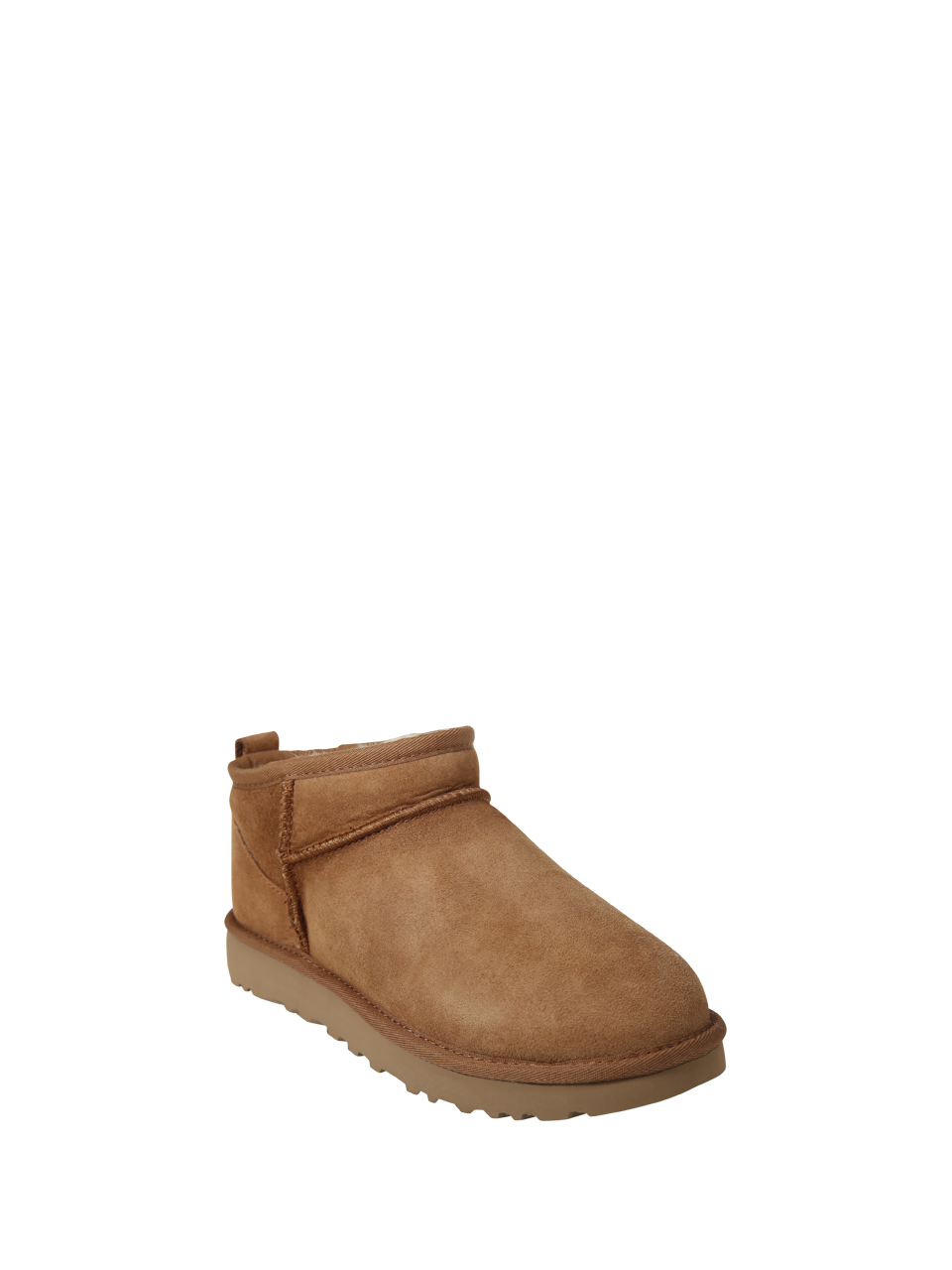 MEN UGG BROWN LEATHER M CLASSIC ULTRA MINI BOOT