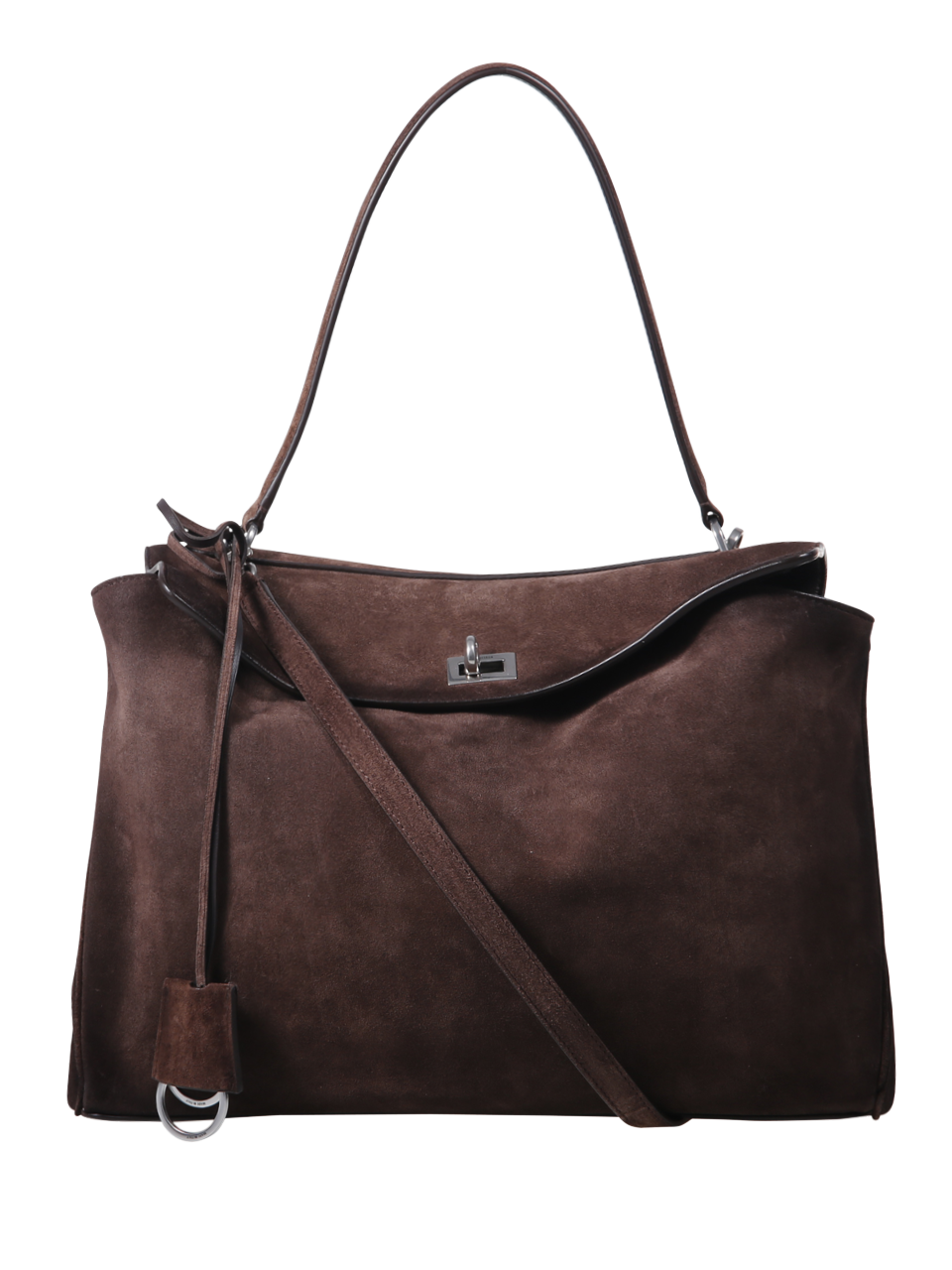 WOMAN BALENCIAGA BROWN CALF LEATHER RODEO TOP HANDLE M BAG