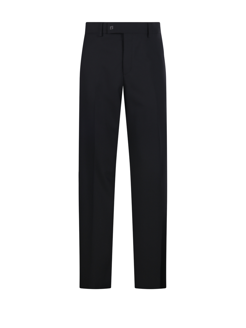 MEN FENDI BLACK VIRGIN WOOL TROUSERS