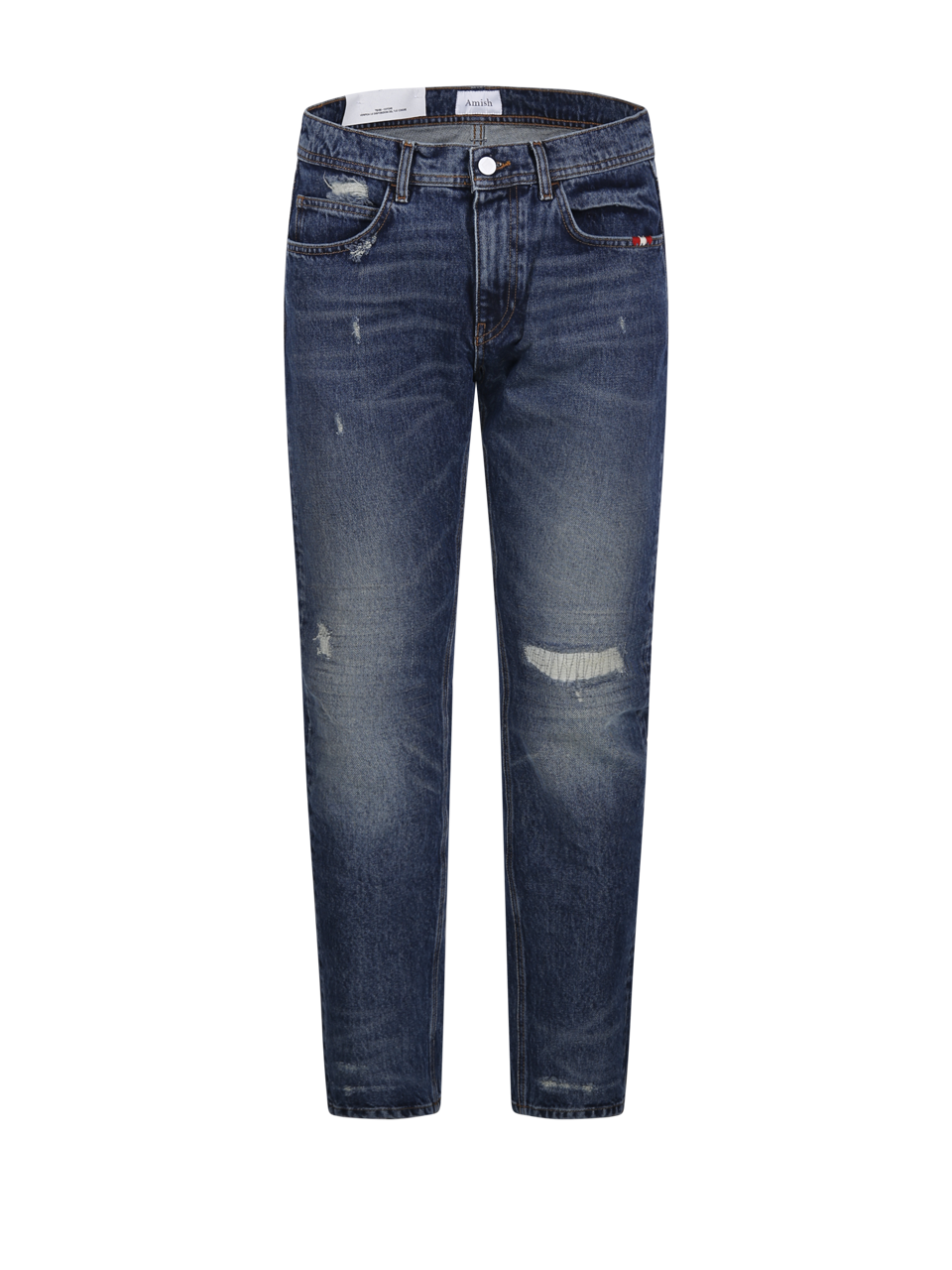 MEN AMISH BLUE COTTON JEANS