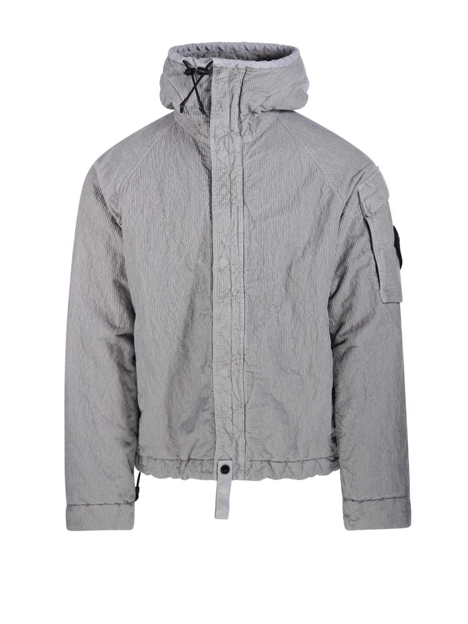 MEN STONE ISLAND GREY COTTON JACKET