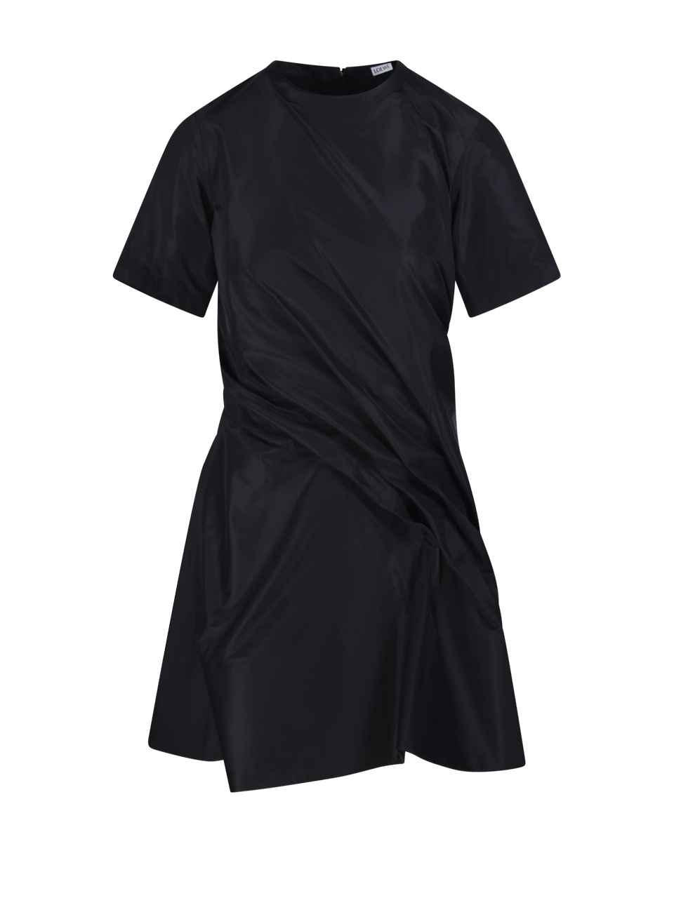 WOMAN LOEWE BLACK POLYESTER TWISTED DRESS