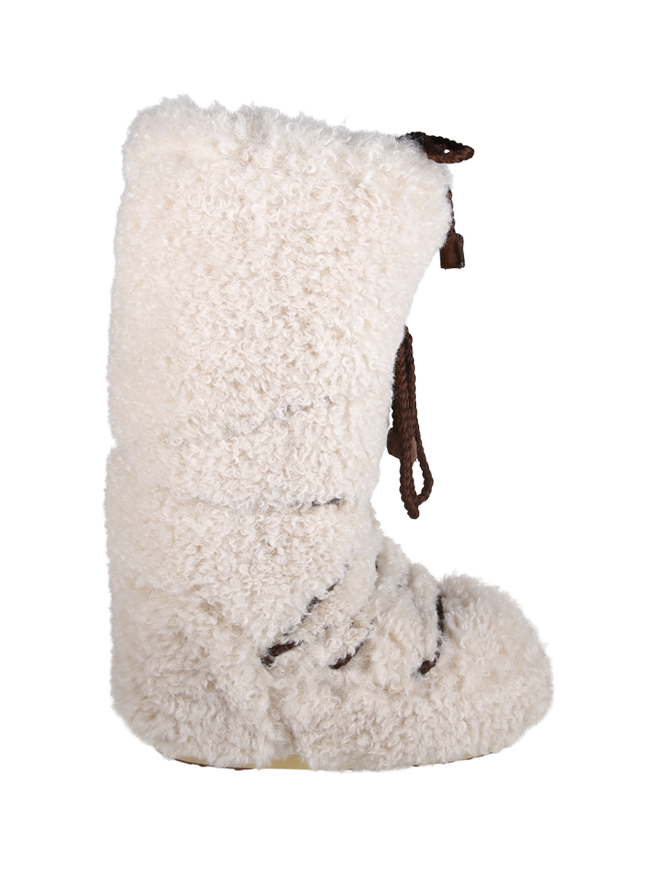 WOMAN MOON BOOT NUDE POLYESTER ICON CURLY EXTRA BOOT