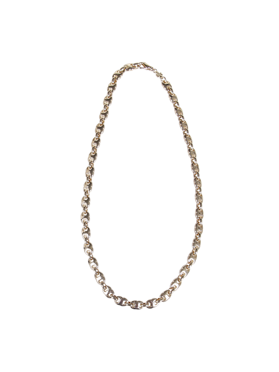 WOMAN TORY BURCH GOLD BRASS DELICATE GEMINI LINK NECKLACE