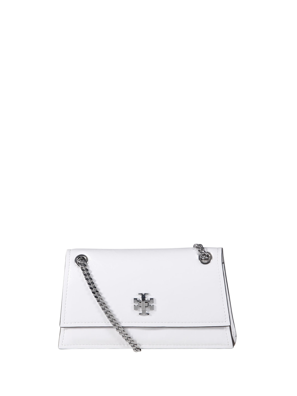 WOMAN TORY BURCH WHITE LAMB LEATHER KIRA TURNLOCK MINI BAG