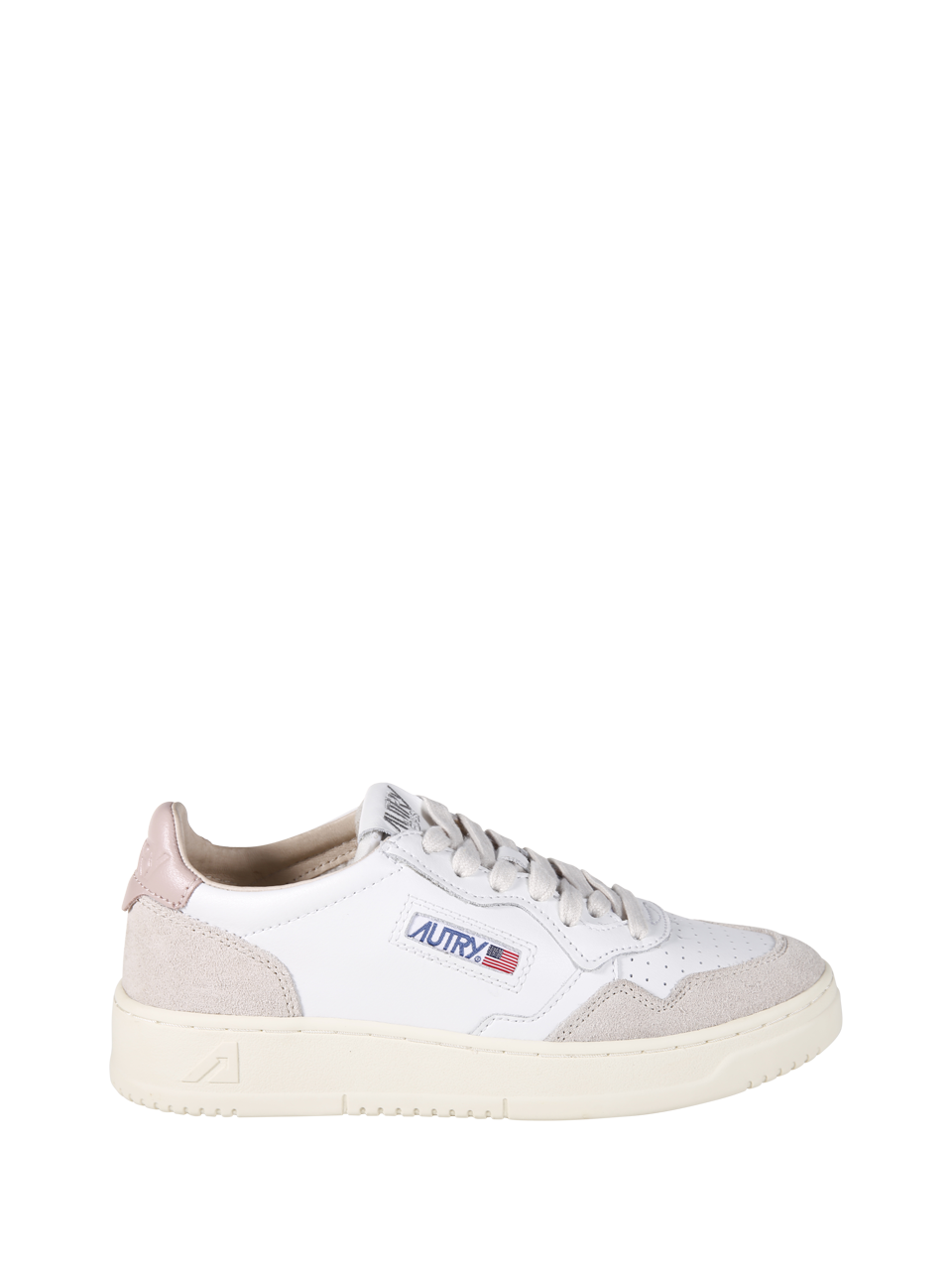 WOMAN AUTRY WHITE LEATHER MEDALIST LOW WOM