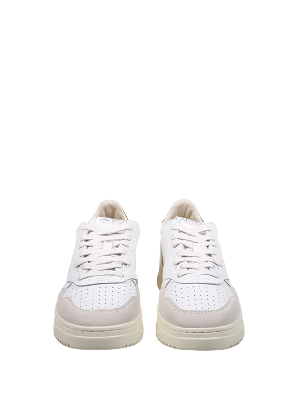 MEN AUTRY WHITE LEATHER MEDALIST LOW MAN