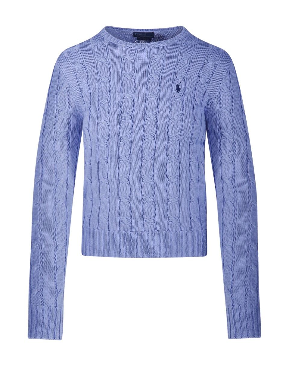 WOMAN RALPH LAUREN BLUE COTTON JULIANNA LONG SLEEVE PULLOVER