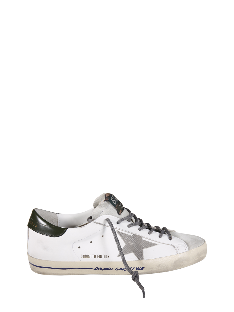 WOMAN GOLDEN GOOSE WHITE LEATHER SUPER-STAR SNEAKER 