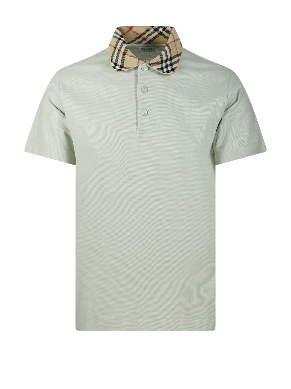 MEN BURBERRY GREEN COTTON EVAN POLO