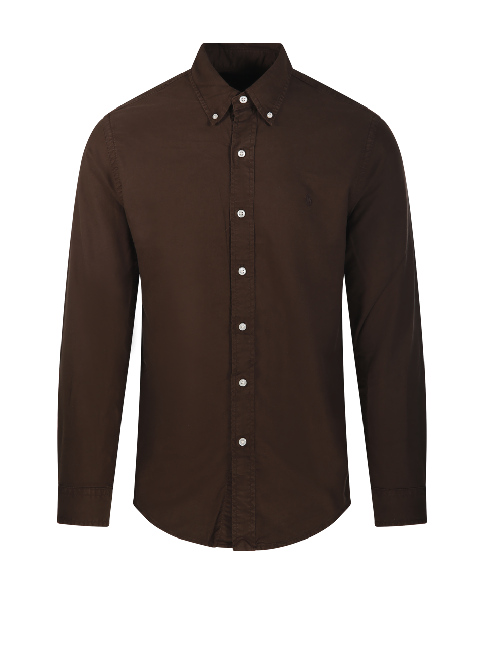 MEN RALPH LAUREN BROWN COTTON SHIRT