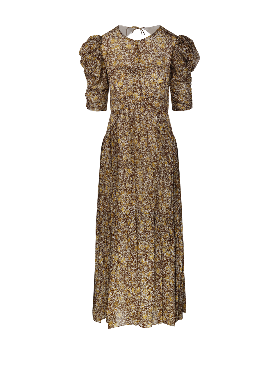 WOMAN MARANT ETOILE BROWN COTTON SICHELLIA GB DRESS