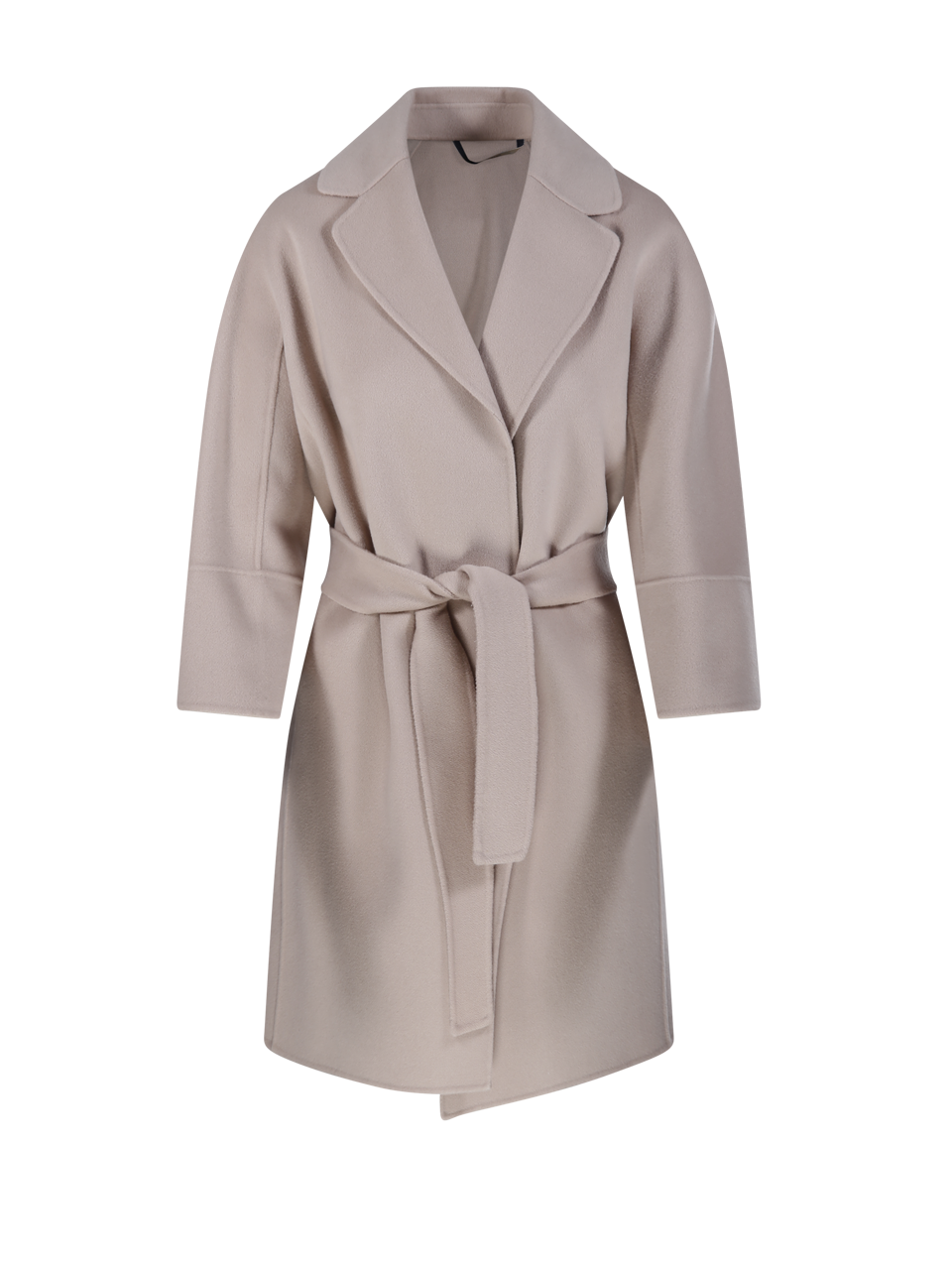 WOMAN MAXMARA S LIGHT PINK VIRGIN WOOL ARONA COAT