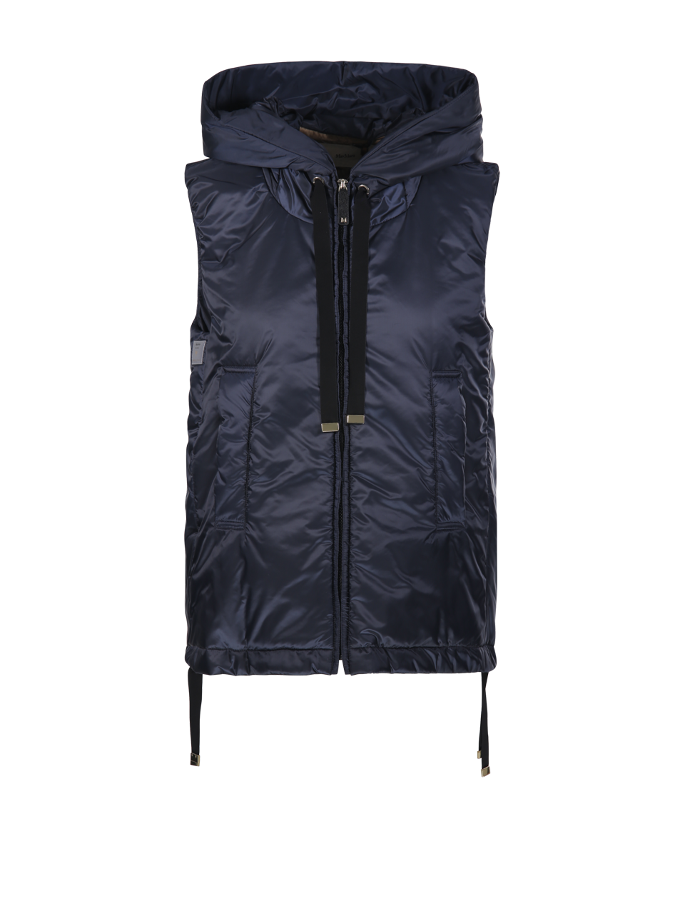 WOMAN MAXMARA THE CUBE BLUE POLYESTER GREENGO QUILTED WAIST COAT