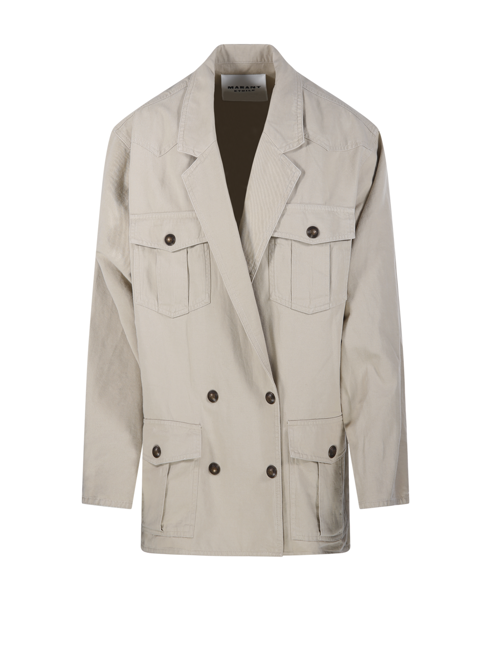 WOMAN MARANT ETOILE BEIGE COTTON NEVALA GB JACKET