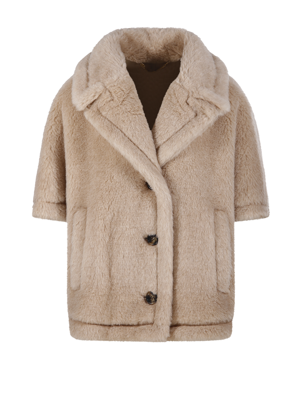 WOMAN MAXMARA BEIGE ALPACA CORVINO1 COAT 