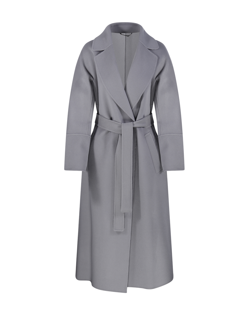 WOMAN MAXMARA S LIGHT BLUE VIRGIN WOOL ELISA COAT