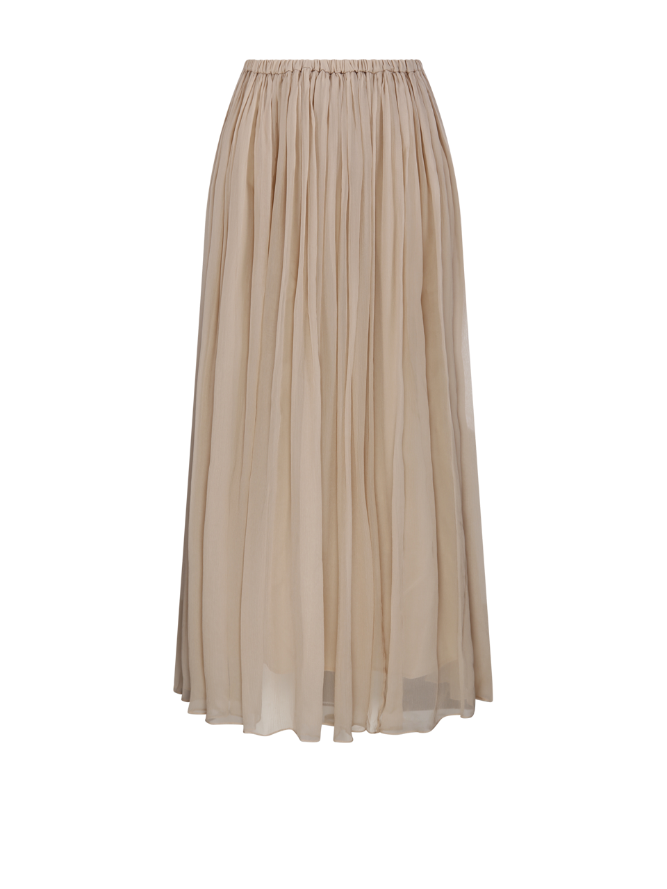 DONNA INTO THE EAST GONNA PLISSETTATA IN SETA DI GELSO COLOR NUDE