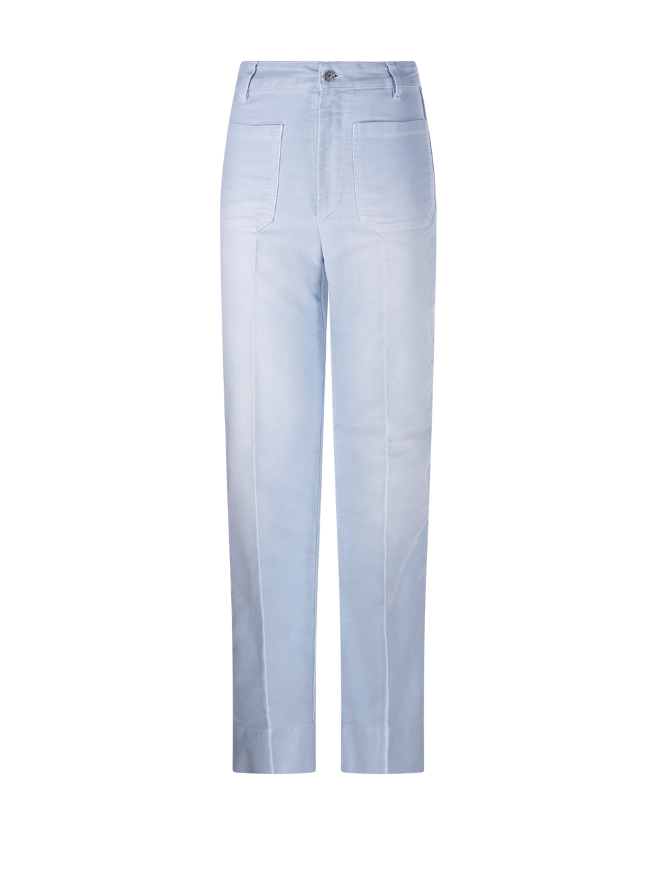 WOMAN VICTORIA BECKHAM BLUE COTTON ALINA JEANS