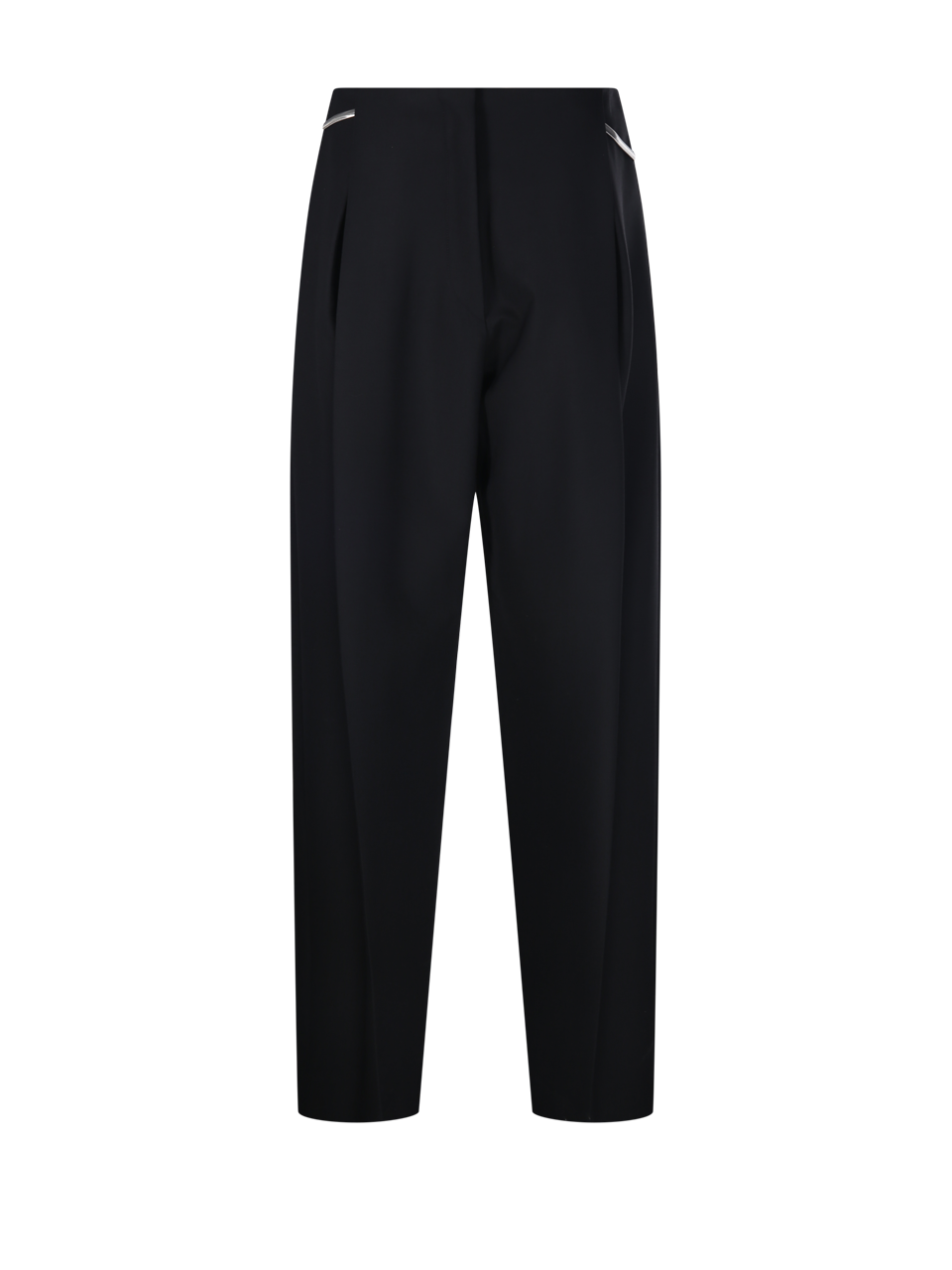 WOMAN MAXMARA SPORTMAX BLACK POLYESTER FANTE PANTS