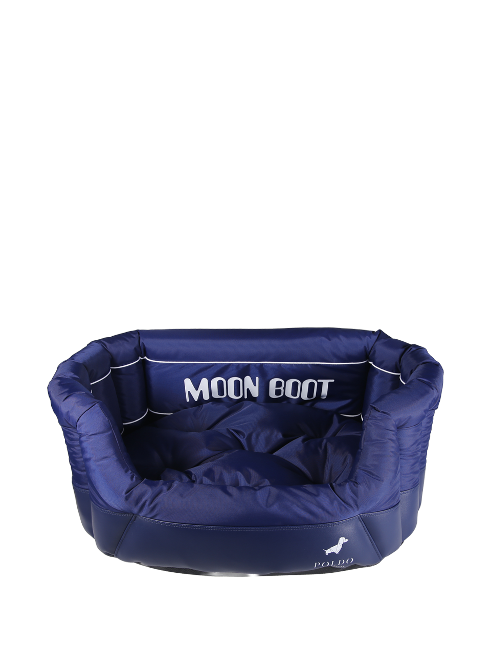 WOMAN MOON BOOT X POLDO DOG COUTURE BLUE NYLON DOG BED SMALL 