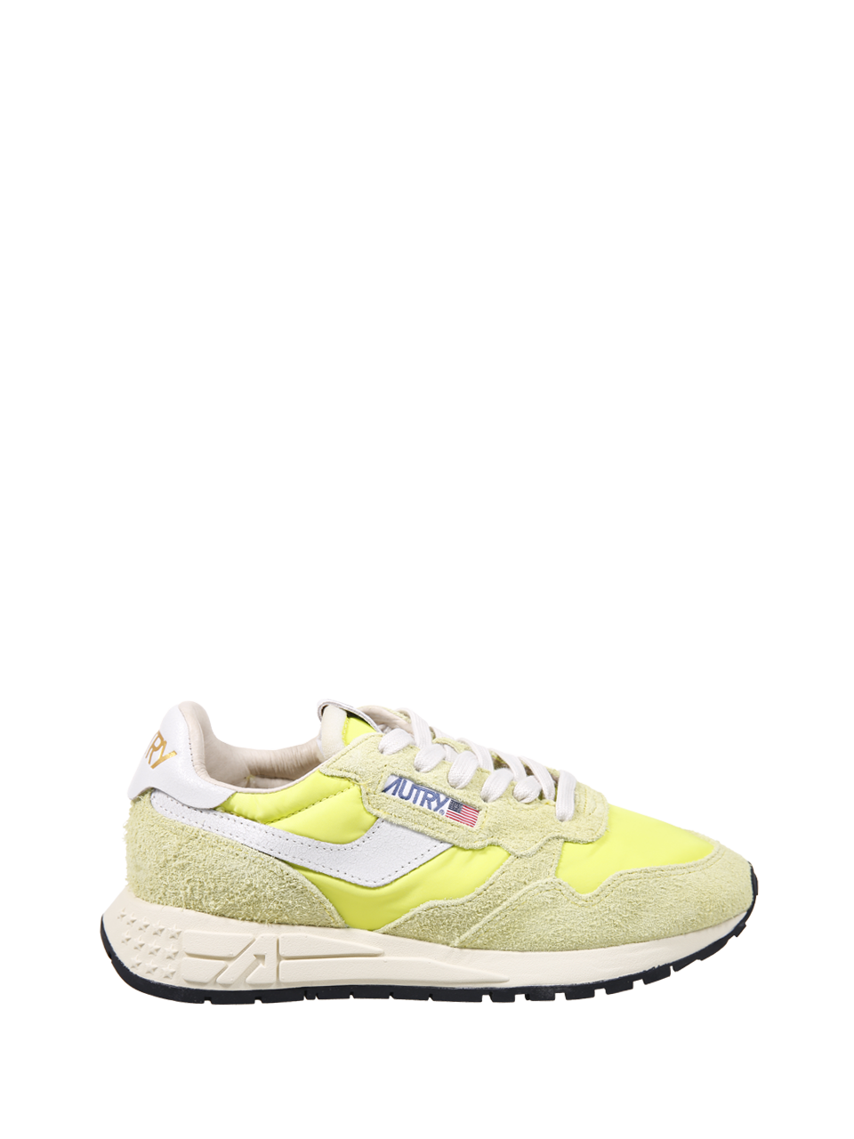 WOMAN AUTRY YELLOW LEATHER REELWIND LOW WOM SNEAKER 