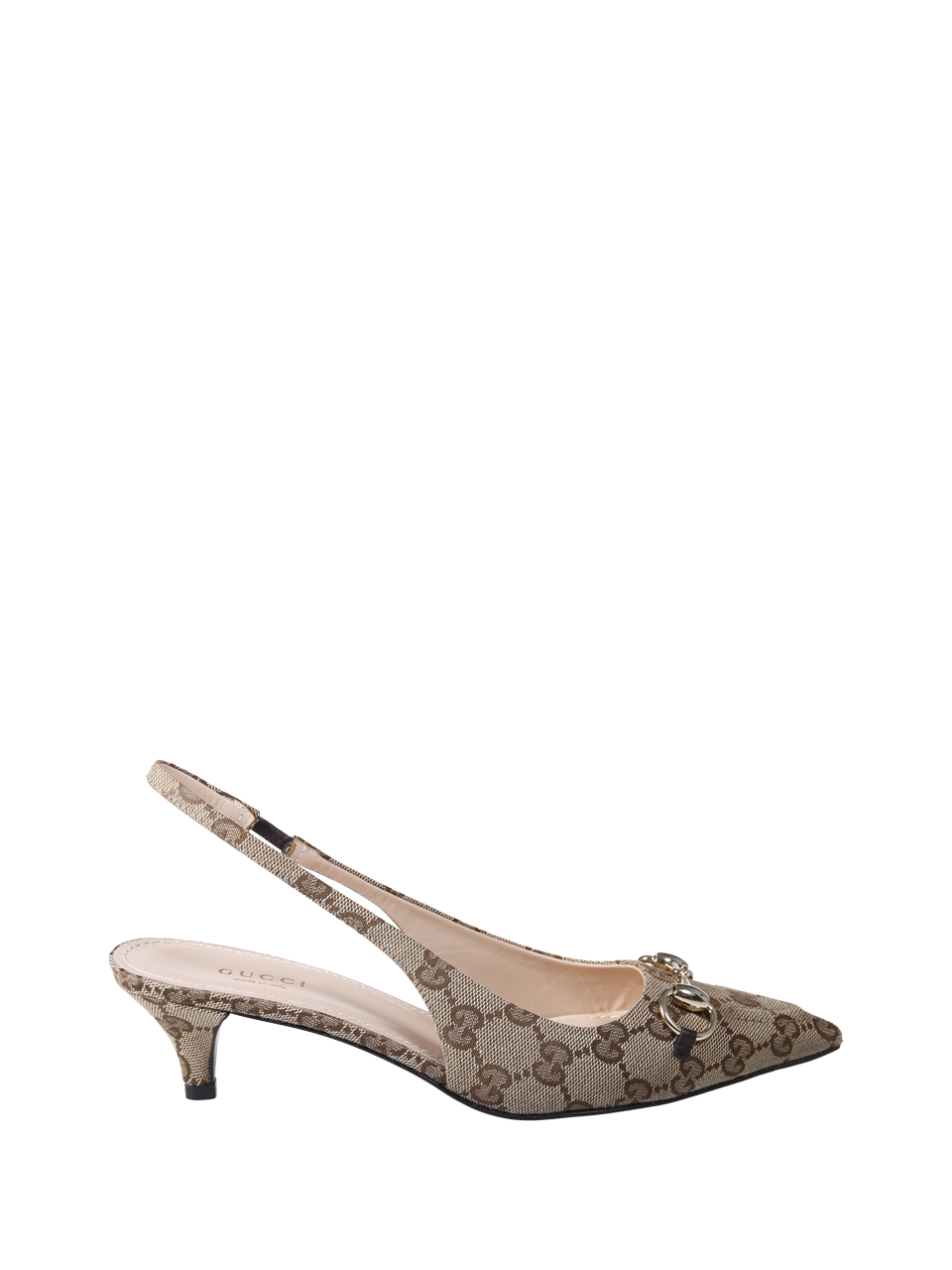 WOMAN GUCCI BEIGE LAMB SKIN ERIN 45 SLINGBACK