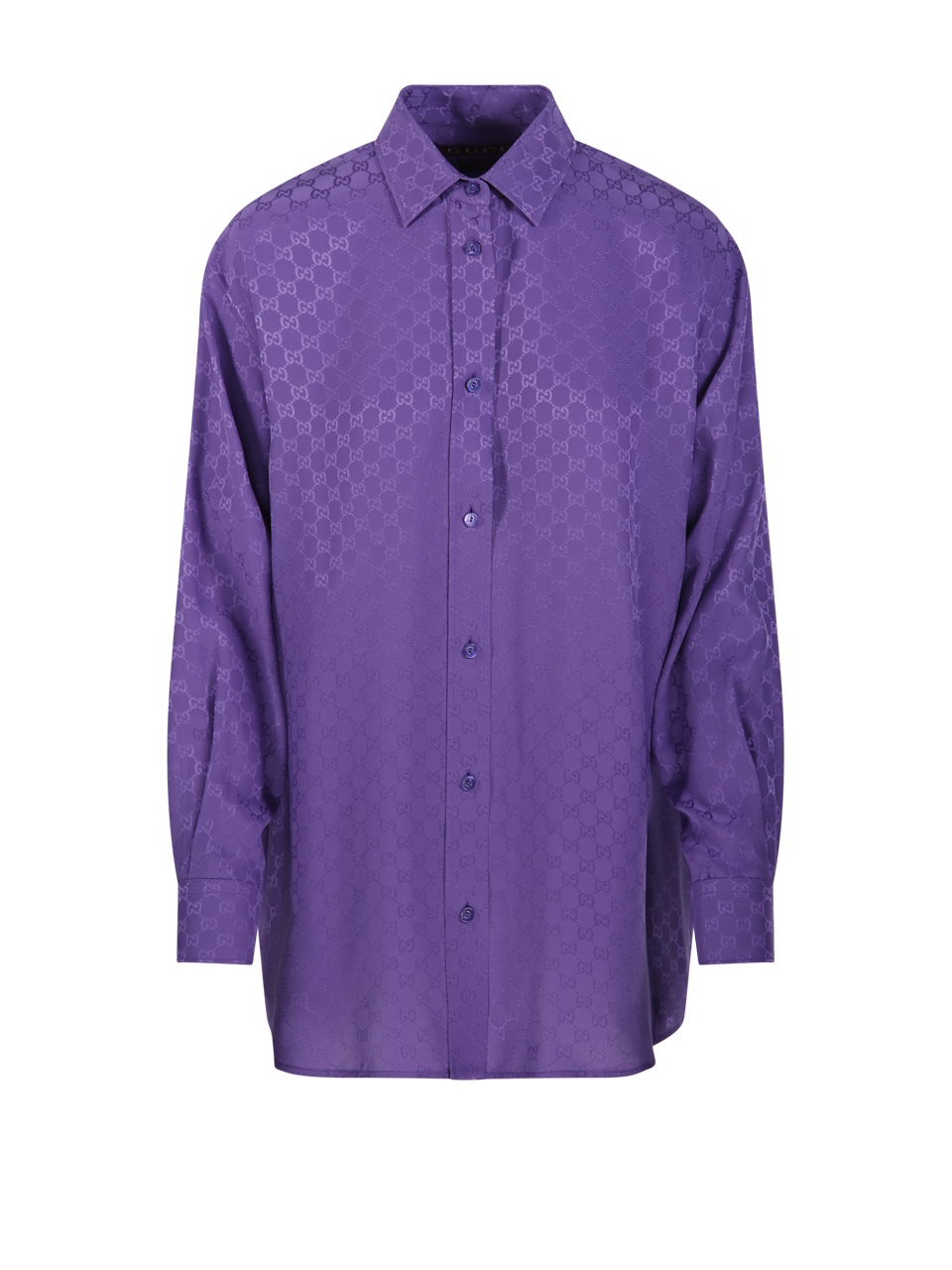 DONNA GUCCI CAMICIA IN SETA VIOLA