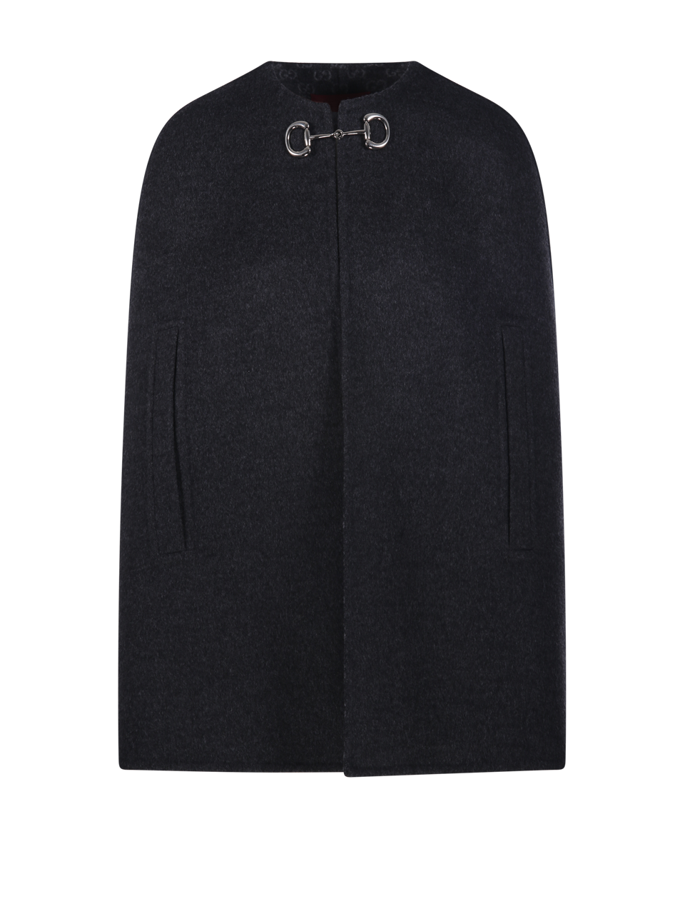 WOMAN GUCCI GREY WOOL CABAN