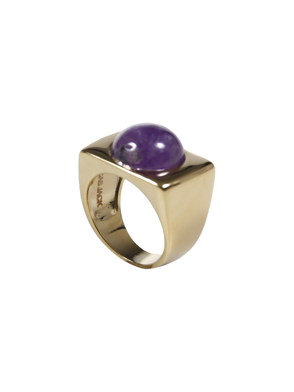 WOMAN LUCAS JACK PURPLE BRASS RING