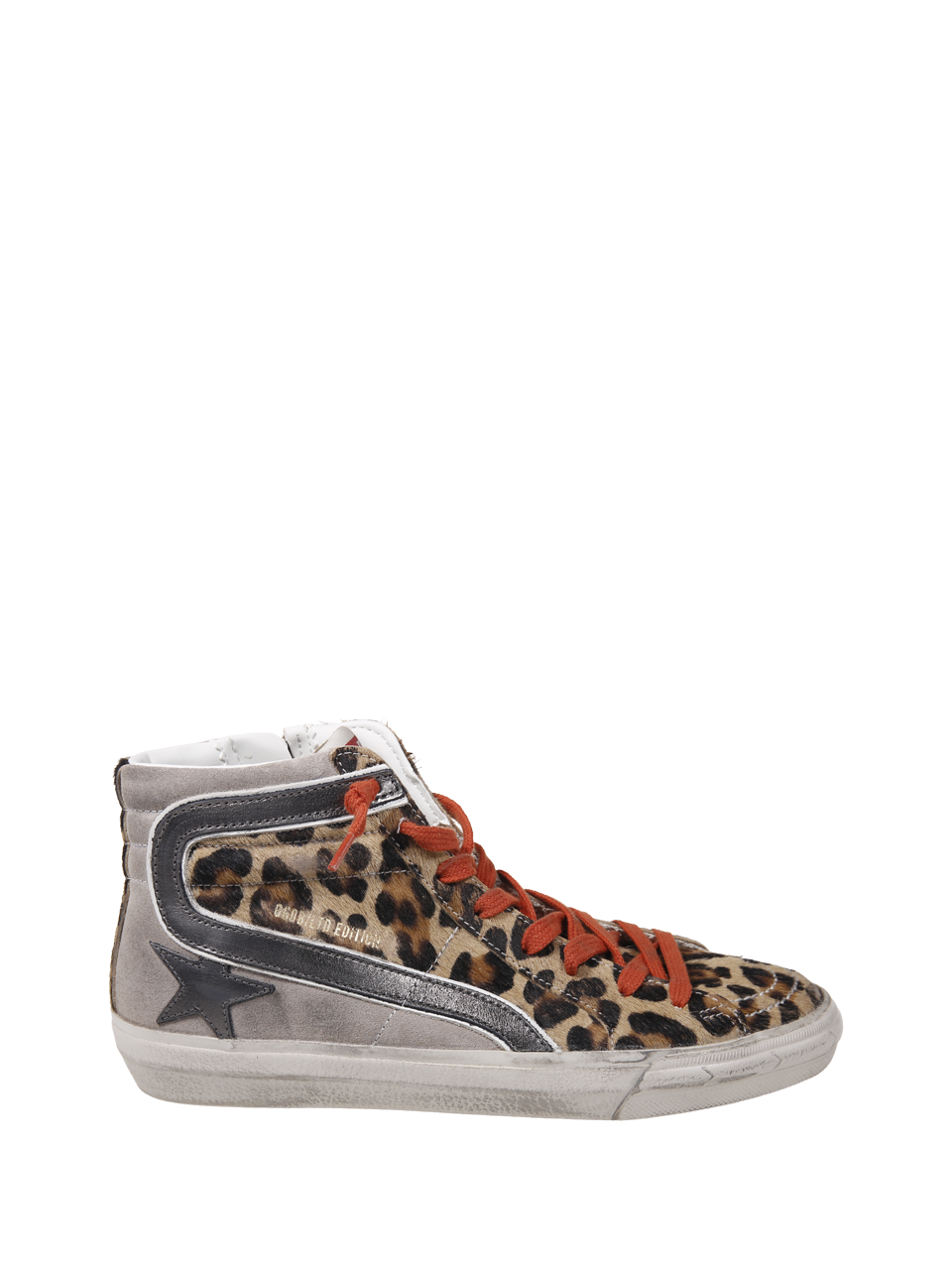 WOMAN GOLDEN GOOSE MULTICOLOR COW LEATHER SLIDE SNEAKER 