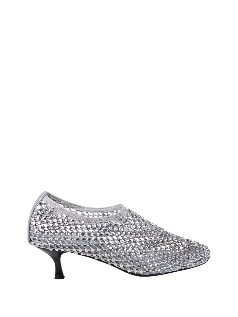 WOMAN STRATEGIA SILVER LEATHER PUMP